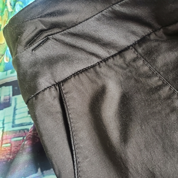 Bebe Liv Fit Black Silk High Rise Dress Pants - Picture 4 of 4